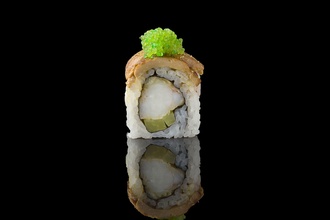 555. Special 6 - Foie Gras Ebi Tempura Uramaki Roll görseli