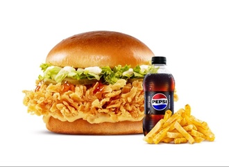 Hot Sweet Chicken Burger Menü görseli
