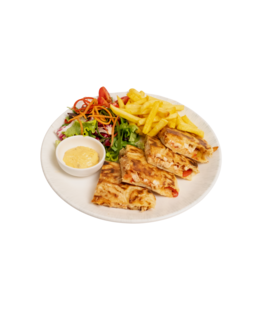 Bazlama Ekmek Arası Tavuklu Tost görseli