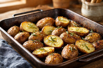 Fırında Baharatlı Patates (Glutensiz & Vegan) (220 G.) görseli