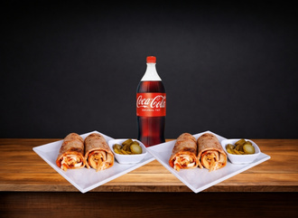 2'Li Tavuk Döner Dürüm Menü görseli