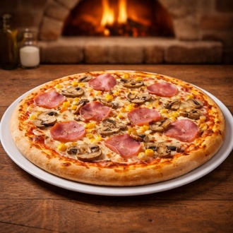 Salamlı Pizza (Orta Boy) görseli