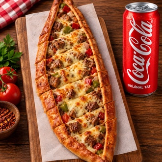 Kaşarlı Kuşbaşılı Pide görseli