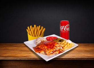 Servis Tavuk Döner Combo Menü görseli
