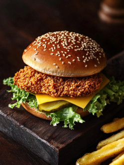 Crunch King Burger görseli