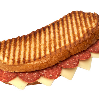 Ayvalık Ekmeğine Karışık Tost görseli