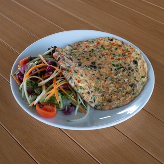 Sebzeli Omlet görseli