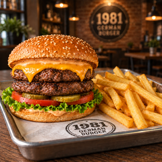 Double Stuttgart Cheese & Patates Kızartması görseli