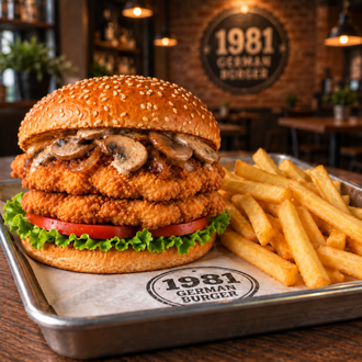 Double Frankfurter Chicken & Patates Kızartması görseli