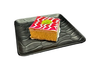 Frambuazlı Trileçe (Dilim) görseli