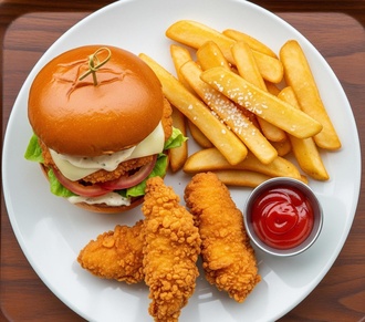 Gamer Burger Menü görseli