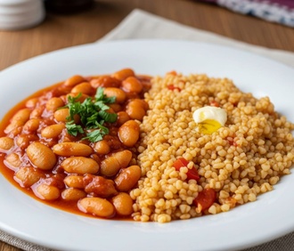 Kuru Fasulye & Bulgur Pilavı görseli