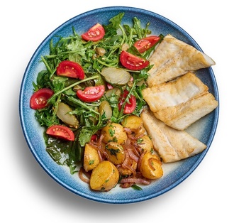 Izgara Levrek Salatası görseli