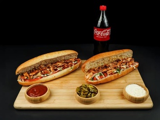 2'Li Ekmek Arası Tavuk Döner Menü görseli