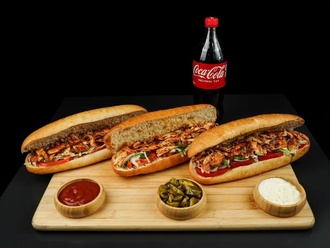3'Lü Fırsat Ekmek Arası Tavuk Döner Menü görseli