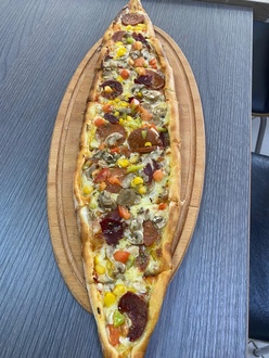 Açık Salçalı Pide görseli