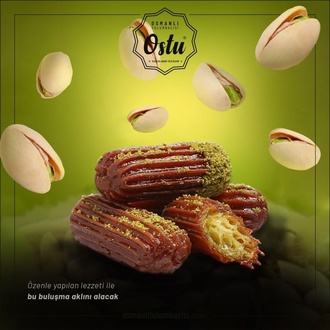 Fıstıklı Tulumba Tatlısı (500 Gr.) görseli
