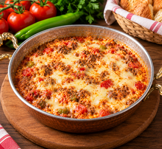 Kaşarlı Menemen görseli
