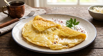 Kaşarlı Omlet görseli