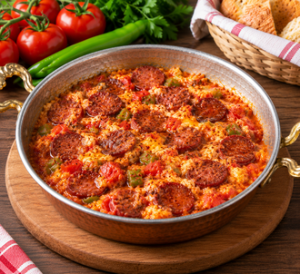 Sucuklu Menemen görseli