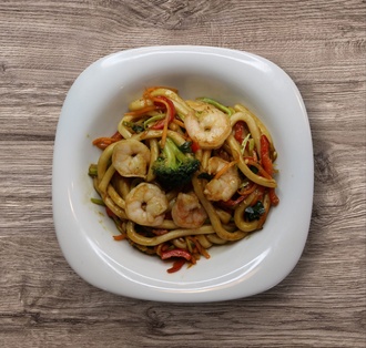 Karidesli Sebzeli Udon görseli