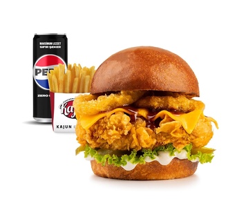 Tex Mex Chicken Burger Menü görseli