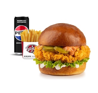 Flamin Hot Burger Menü görseli