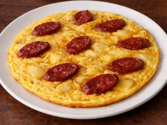 Sucuklu Patatesli Omlet görseli