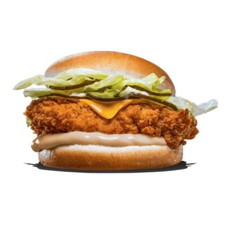 Cheddarlı Çıtır Tavuk Burger görseli