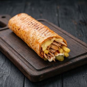 Kaşarlı Tavuk Döner  Dürüm görseli