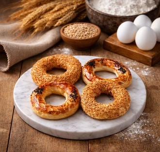 Susamlı Kandil Simidi görseli