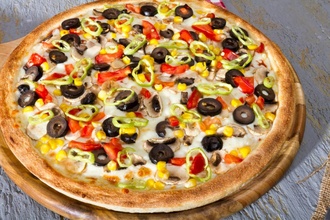 Veggie Pizza (Orta) görseli