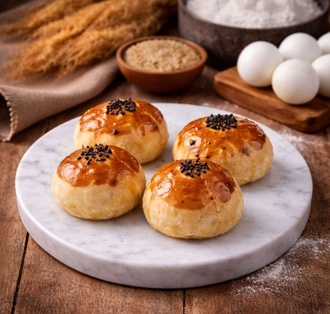 Kıymalı Patatesli Dereotlu Mini Kruvasan (500 Gr.) görseli