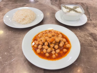 Nohut + Pirinç Pilavı + Cacık görseli
