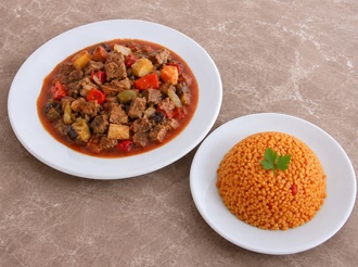 Etli Orman Kebabı + Bulgur Pilavı görseli
