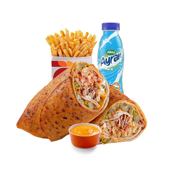 Mexicano Tavuk Burrito Menü görseli