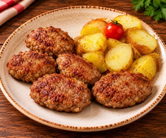 Anne Köftesi & Fırında Patates (5 Köfteli) görseli