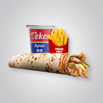 Medium (75 Gr) Tavuk Döner Menü görseli
