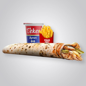 Large (100 Gr) Tavuk Döner Menü görseli