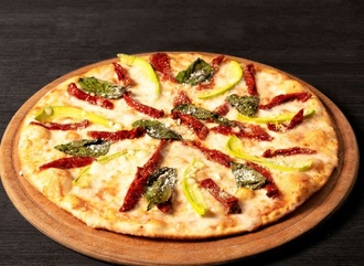 Green Margherita Pizza (Küçük) görseli