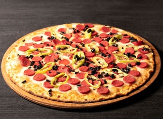 Sosisli Pizza (Orta) görseli