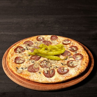 Kars Kaşarlı Sucuklu Pizza (Büyük) görseli