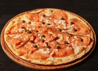 Somon Füme Pizza (Orta) görseli