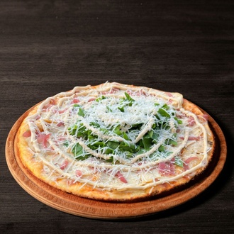 Trüf Mayonezli Tavuklu Pizza (Büyük) görseli