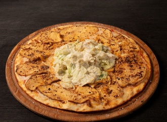 Tavuk Sezar Pizza (Büyük) görseli