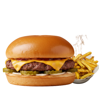 Big Hamburger + Patates görseli