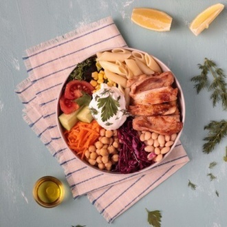Izgara Tavuk & Penne Bowl görseli