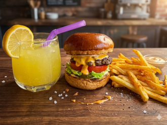 Cheeseburger Menü görseli