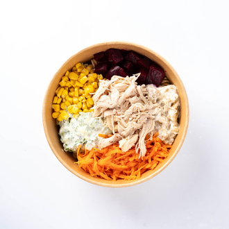 Makarnalı Tavuk Tiftikli Bowl görseli