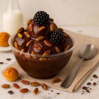 Böğürtlenli Muzlu Profiterol (350 Gr.) görseli